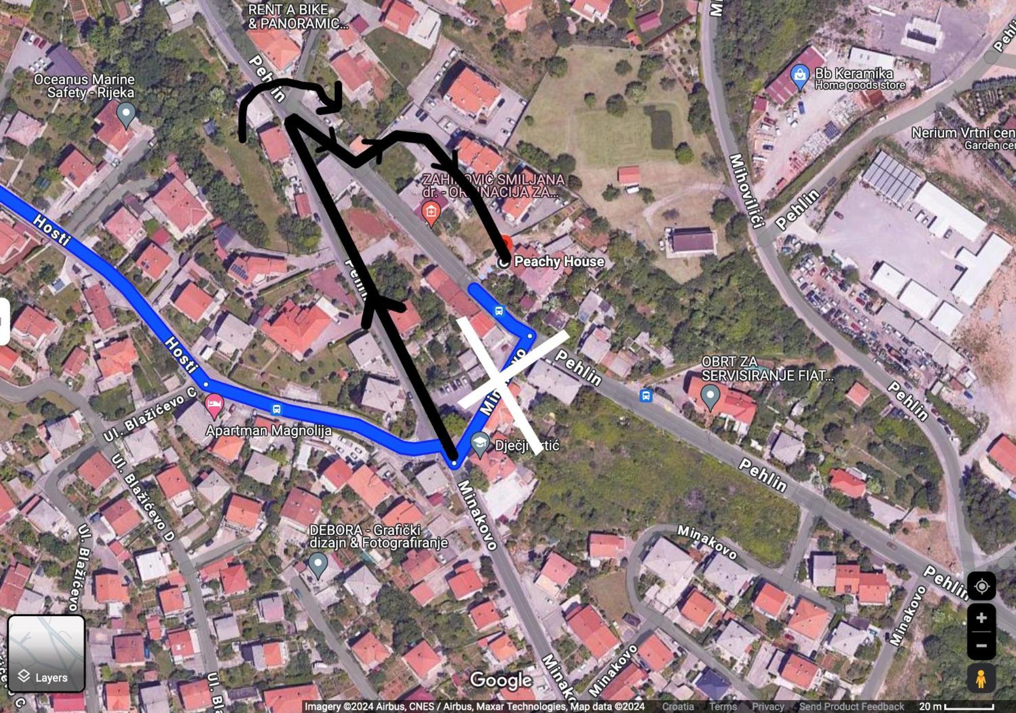 Apartament Peachy House Rijeka Zewnętrze zdjęcie
